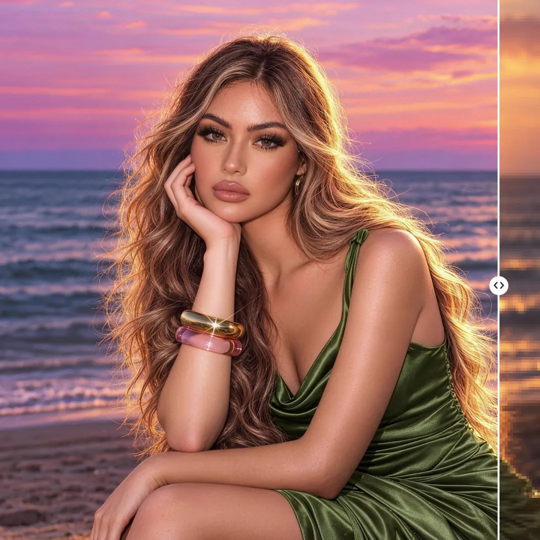 AI Photo Enhancer example