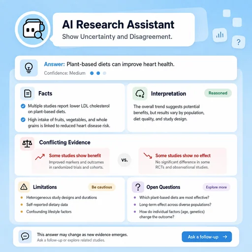 Illustrative workflow for show uncertainty and disagreement.