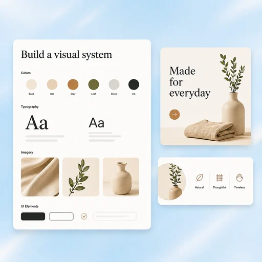 Illustrative AI Graphic Design workflow: Connect the Pieces of a Campaign.