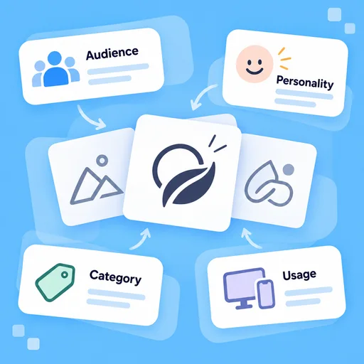 AI Logo Generator workflow illustration: Define What the Logo Should Express.