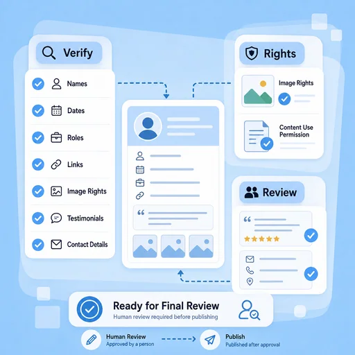 Illustrative workflow for verify credits and claims.