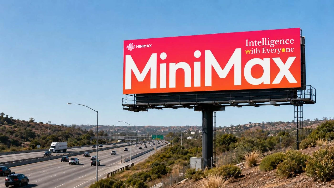 MiniMax billboard brand application